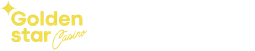 Golden Star Casino Logo in gelber Schrift – strahlender Stern im Glücksspiel